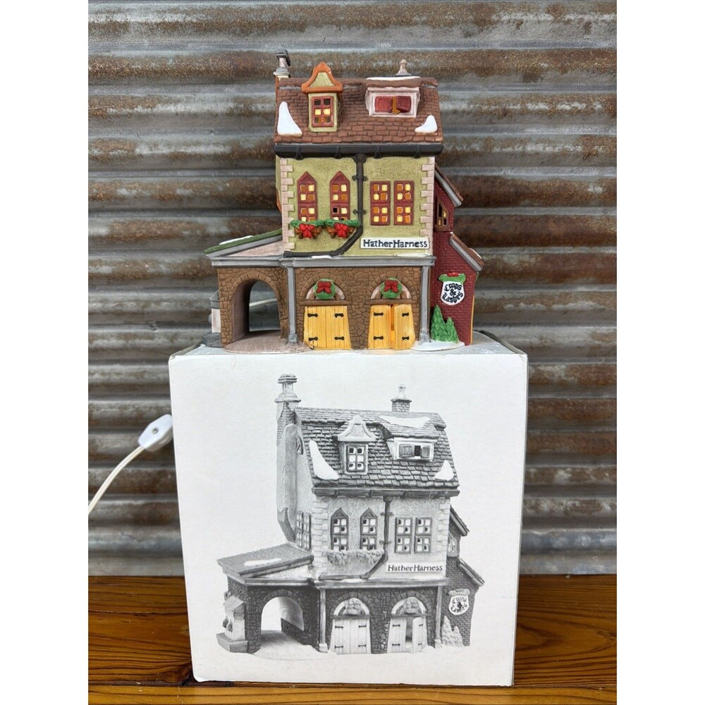 Department 56 Heritage Collection Dickens Village Hather Harness Retired 1994
